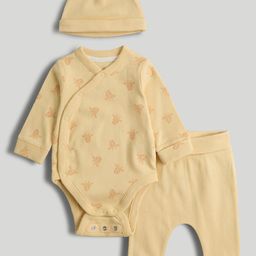 mothercare Kids 3 Piece Printed Full Sleeves Pure Cotton Apparel Gift Set-picture-20