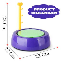VGRASSP Complete Artistic Pottery Wheel Kit Toy Set With Adjustable Speed For Kids - Create Unique Clay Designs With Rotating Wheel Base, Crafting Tools, Brush, Paint Palette And Pottery Clay - Color May Vary image 3