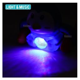 Fiddlerz Battery Operated Tumbling Penguin Musical Toy With Voice Control Sensor Light Music Fish Rotating Arm Sound (Color May Vary) image 5