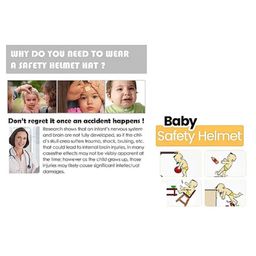 Numum Baby Safety Fabric Helmet - Red astronaut print ( color and design may vary) image 5