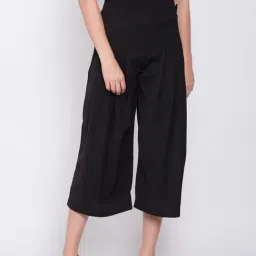 Zoella Black Mid Rise Culottes-picture-42