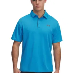 Under Armour Blue Regular Fit Sports Polo-picture-20