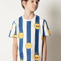 Jack & Jones Junior Blue Striped T-Shirt-picture-32