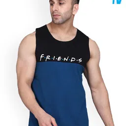 SLOWLORIS Pack Of 2 Printed Gym Vests SL26 COMBO (LOUD WHITE) (FRD BLKPCK)-image-74