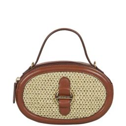 Hidesign Tan & Beige Textured Small Handbag-image-27