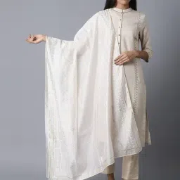W Beige Printed Dupatta-picture-22