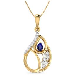PC Jeweller Sarang 18k Gold Pendant without Chain for Women-image-2