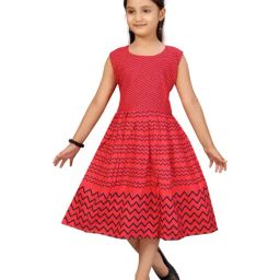 Aarika Kids Gajri Cotton Striped Dress-picture-22
