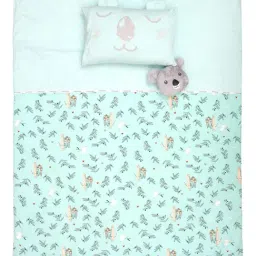 MiArcus Green Cotton Duvet Set (12-36 Month)-11
