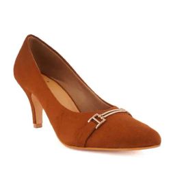 Scentra Women's Cinnamon Brown Stiletto Pumps-image-23