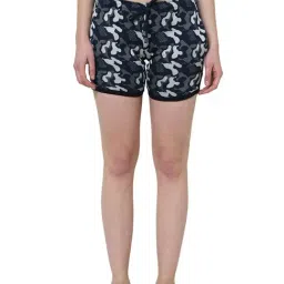 Vimal Jonney Blue Solid Shorts-image-9