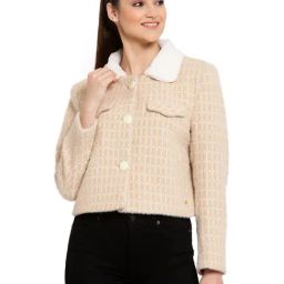 Juelle Beige Full Sleeves Casual Jacket-image-1