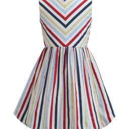 A.T.U.N. Multicolor Striped Dress-image-76