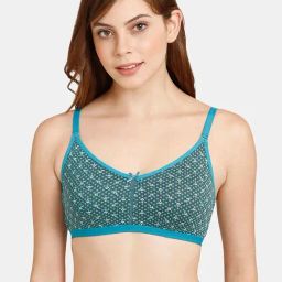 Rosaline by Zivame Blue Wireless T-Shirt Bra-image-37