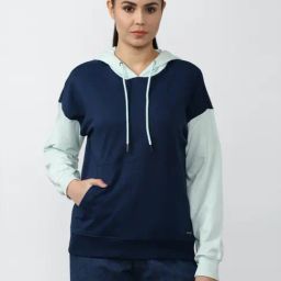 Van Heusen Navy Regular Fit Hoodie-image-54