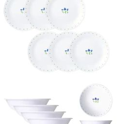 Corelle Livingware Plus 12 Pc Basic, Mini, Starter Breakfast Set Versa Bowl - Petite Trio-image-39