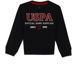 U.S. Polo Assn. Kids Black Printed Full Sleeves Sweatshirt-picture-30