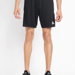 adidas Black Striped Sports Shorts-image-36
