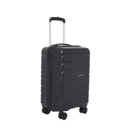 SWISS MILITARY Rhombus 55 cm (20 inch) Black Trolley Bag-image-1
