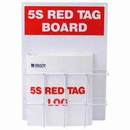 BRADY Tag Binder Station Information Center Red/White 14x20 inch, 41F345-picture-31
