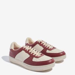 SOLEPLAY by Westside Red Color-Blocked Lace-Up Sneakers-picture-2