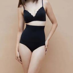 Ginger By Lifestyle Black Cotton Regular Fit Shapewear-picture-15