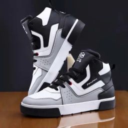 Bacca Bucci Men's EVOKE Grey Ankle High Sneakers-image-82