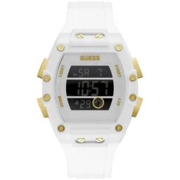 Guess Phoenix Men Black Tonneau Dial Digital Watch - GW0340G1-15