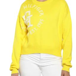 Tommy Hilfiger Vivid Yellow Embroidery Regular Fit Sweater-picture-19