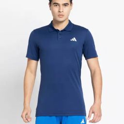 adidas Blue FREELIFT Polo T-Shirt-image-14