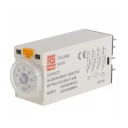 RS PRO Single Function Timer Relay Plug In Mount 24 V DC 4PDT Model No. 1792982-87