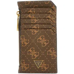 GUESS Brown Mustard Logo Card Holder-picture-14