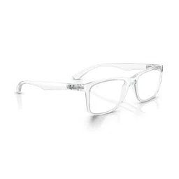 Ray-Ban Transparent Rectangular Unisex Eye Frames image 3
