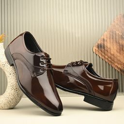 INVICTUS Men Round Toe Formal Derbys-image-92