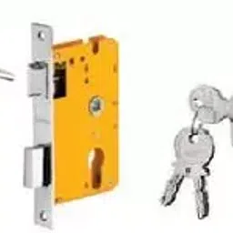 Dorset 60 mm Lever Handle Lock Set With Both Side Key Cylinder Stainless Steel ML SER-45