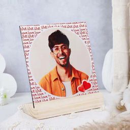 FNP Multicolor Mdf Personalised Only Love Valentine Photo Frame-4