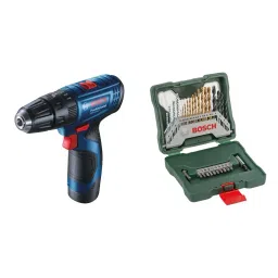 Bosch 06019G81K2 GSB-120 - Li Cordless Drill Driver, (Blue)  Combo-13