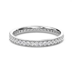 SHINE ETERNAL Lab Grown 18k (750) White Gold Rings for Women-image-59