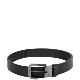 Calvin Klein Black & Navy Leather Reversible Belt-image-75