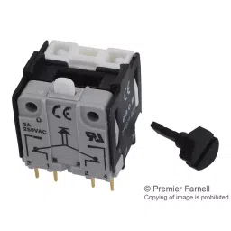 EAO SWITCHING ELEMENT, 1NO/1NC, 3A, PCB, 71-671.026-12
