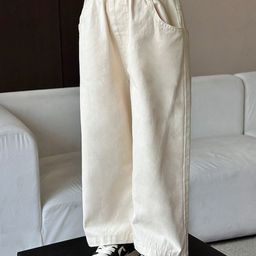 LULU & SKY Girls Straight Fit High-Rise Trousers-image-55