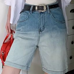 StyleCast Women Wide Leg High-Rise Light Fade Jeans-image-95