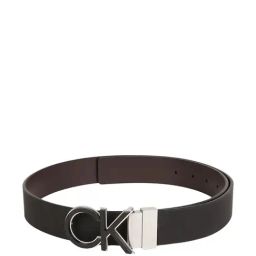 Calvin Klein Black Leather Reversible Belt-36