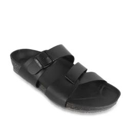 Metro Men's Black Casual Sandals-picture-15