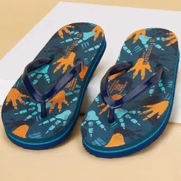 Pantaloons Junior Kids Blue Flip Flops-picture-27