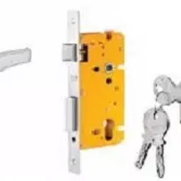 Dorset 70 mm Lever Handle Lock Set With Knob and Key Cylinder Patina ML AI image 1
