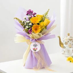 Sunshine And Bloom Women's Day Bouquet-image-34