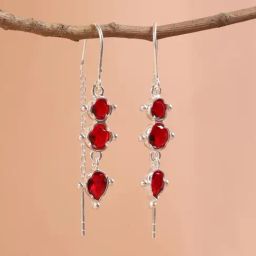 Fabindia Silver Dangler Earrings for Women-image-17