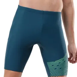 Speedo Dark Teal Regular Fit Printed Sports Shorts-picture-45