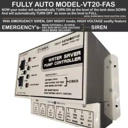 Vahra Technology Fully Automatic Water Level Controller for Red-Green Button Type Starter,  vt20-FAS image 4
